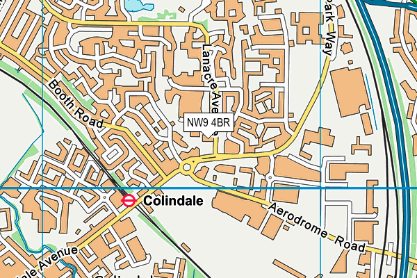 NW9 4BR map - OS VectorMap District (Ordnance Survey) NW9 4BR map - OS VectorMap District (Ordnance Survey)