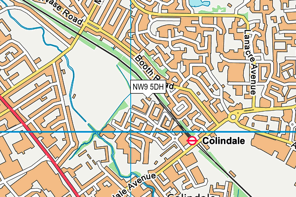 NW9 5DH map - OS VectorMap District (Ordnance Survey) NW9 5DH map - OS VectorMap District (Ordnance Survey)