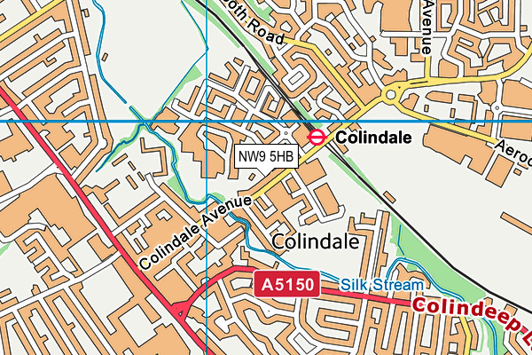 NW9 5HB map - OS VectorMap District (Ordnance Survey) NW9 5HB map - OS VectorMap District (Ordnance Survey)