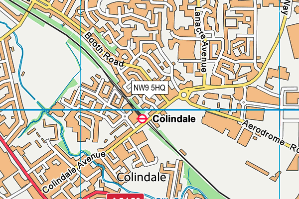 NW9 5HQ map - OS VectorMap District (Ordnance Survey) NW9 5HQ map - OS VectorMap District (Ordnance Survey)