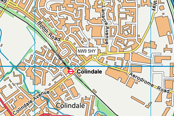 NW9 5HY map - OS VectorMap District (Ordnance Survey) NW9 5HY map - OS VectorMap District (Ordnance Survey)