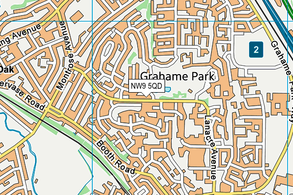 NW9 5QD map - OS VectorMap District (Ordnance Survey) NW9 5QD map - OS VectorMap District (Ordnance Survey)
