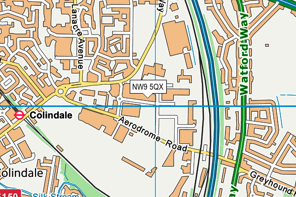 NW9 5QX map - OS VectorMap District (Ordnance Survey) NW9 5QX map - OS VectorMap District (Ordnance Survey)