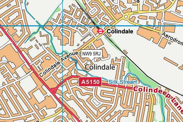 NW9 5RJ map - OS VectorMap District (Ordnance Survey) NW9 5RJ map - OS VectorMap District (Ordnance Survey)