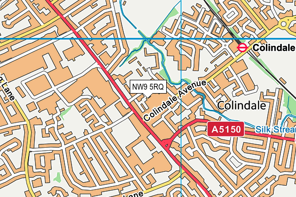 NW9 5RQ map - OS VectorMap District (Ordnance Survey) NW9 5RQ map - OS VectorMap District (Ordnance Survey)