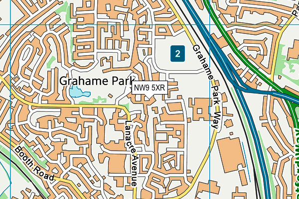 NW9 5XR map - OS VectorMap District (Ordnance Survey) NW9 5XR map - OS VectorMap District (Ordnance Survey)