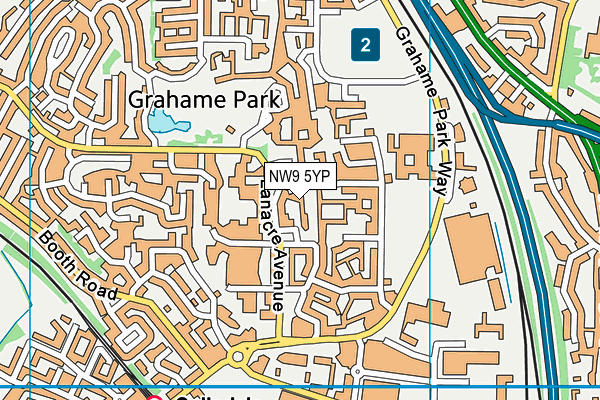 NW9 5YP map - OS VectorMap District (Ordnance Survey) NW9 5YP map - OS VectorMap District (Ordnance Survey)