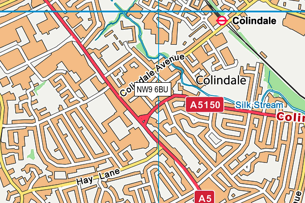 NW9 6BU map - OS VectorMap District (Ordnance Survey) NW9 6BU map - OS VectorMap District (Ordnance Survey)