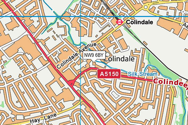 NW9 6BY map - OS VectorMap District (Ordnance Survey) NW9 6BY map - OS VectorMap District (Ordnance Survey)