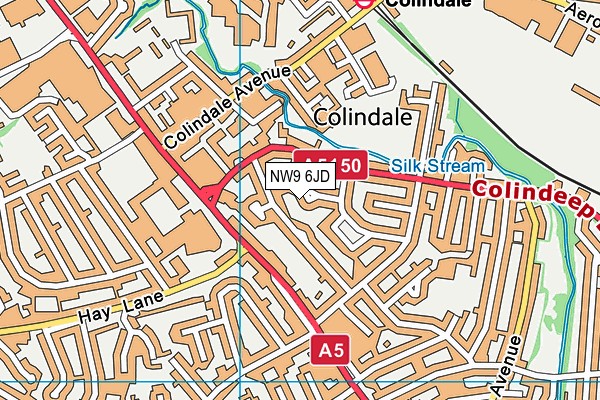 NW9 6JD map - OS VectorMap District (Ordnance Survey) NW9 6JD map - OS VectorMap District (Ordnance Survey)
