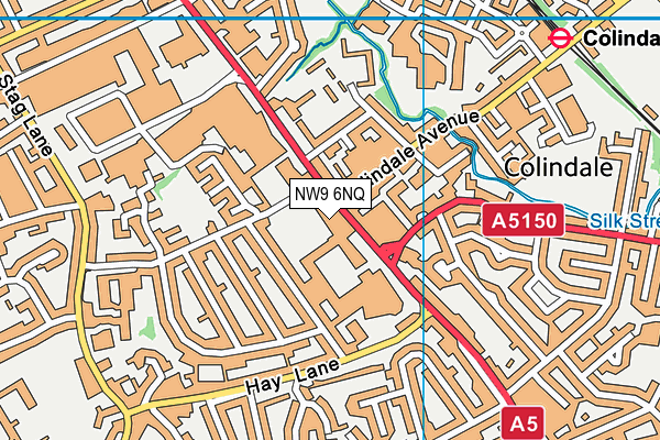 NW9 6NQ map - OS VectorMap District (Ordnance Survey) NW9 6NQ map - OS VectorMap District (Ordnance Survey)