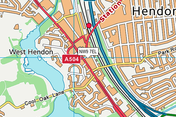 NW9 7EL map - OS VectorMap District (Ordnance Survey) NW9 7EL map - OS VectorMap District (Ordnance Survey)