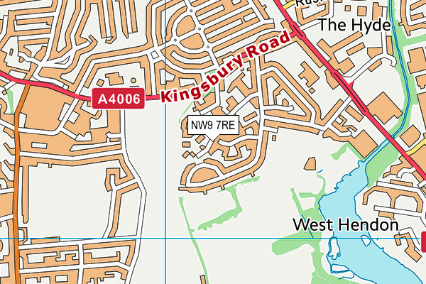 NW9 7RE map - OS VectorMap District (Ordnance Survey) NW9 7RE map - OS VectorMap District (Ordnance Survey)