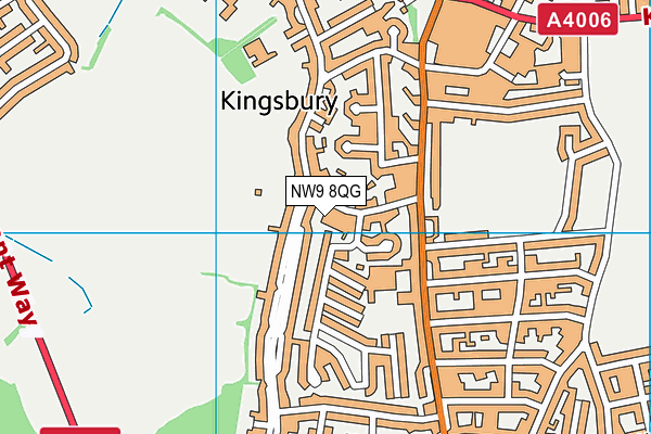 NW9 8QG map - OS VectorMap District (Ordnance Survey) NW9 8QG map - OS VectorMap District (Ordnance Survey)