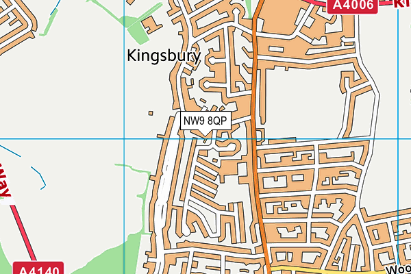 NW9 8QP map - OS VectorMap District (Ordnance Survey) NW9 8QP map - OS VectorMap District (Ordnance Survey)