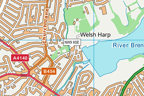 NW9 8SE map - OS VectorMap District (Ordnance Survey) NW9 8SE map - OS VectorMap District (Ordnance Survey)