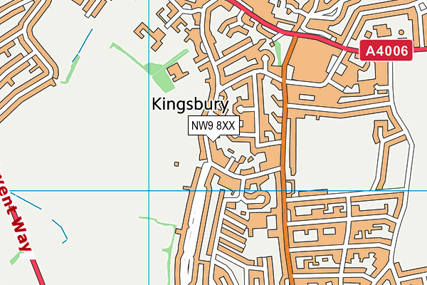 NW9 8XX map - OS VectorMap District (Ordnance Survey) NW9 8XX map - OS VectorMap District (Ordnance Survey)