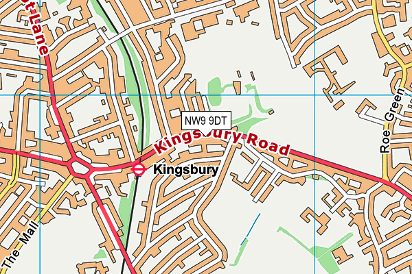 NW9 9DT map - OS VectorMap District (Ordnance Survey) NW9 9DT map - OS VectorMap District (Ordnance Survey)