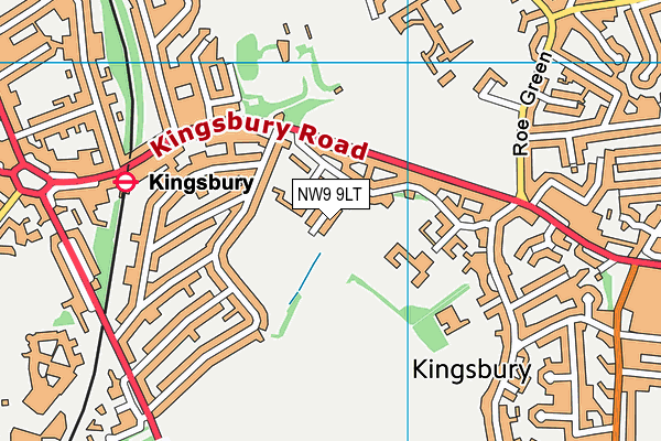 NW9 9LT map - OS VectorMap District (Ordnance Survey) NW9 9LT map - OS VectorMap District (Ordnance Survey)