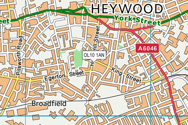 OL10 1AN map - OS VectorMap District (Ordnance Survey) OL10 1AN map - OS VectorMap District (Ordnance Survey)