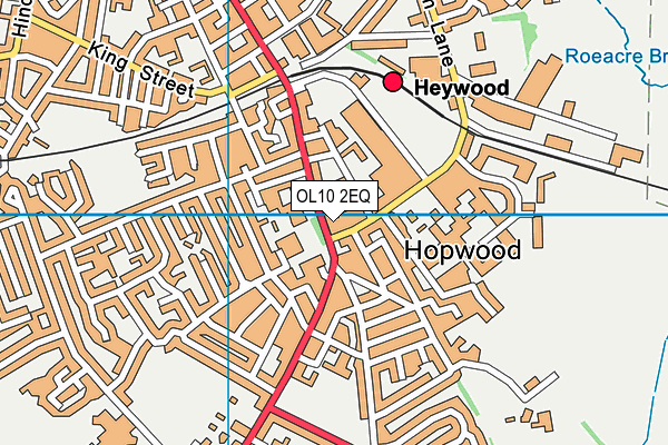 OL10 2EQ map - OS VectorMap District (Ordnance Survey) OL10 2EQ map - OS VectorMap District (Ordnance Survey)