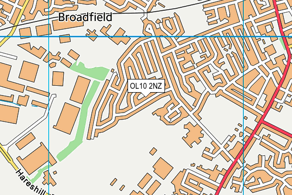 OL10 2NZ map - OS VectorMap District (Ordnance Survey) OL10 2NZ map - OS VectorMap District (Ordnance Survey)