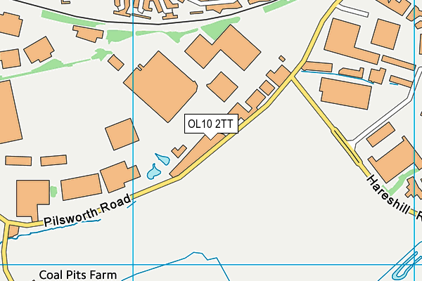 OL10 2TT map - OS VectorMap District (Ordnance Survey) OL10 2TT map - OS VectorMap District (Ordnance Survey)