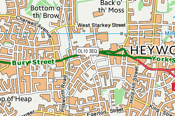 OL10 3EQ map - OS VectorMap District (Ordnance Survey) OL10 3EQ map - OS VectorMap District (Ordnance Survey)
