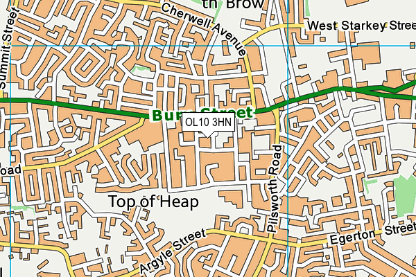 OL10 3HN map - OS VectorMap District (Ordnance Survey) OL10 3HN map - OS VectorMap District (Ordnance Survey)