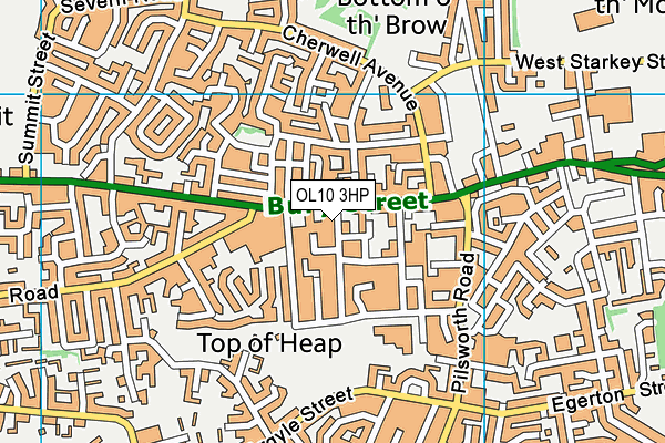 OL10 3HP map - OS VectorMap District (Ordnance Survey) OL10 3HP map - OS VectorMap District (Ordnance Survey)