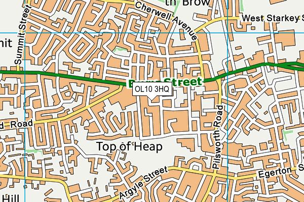OL10 3HQ map - OS VectorMap District (Ordnance Survey) OL10 3HQ map - OS VectorMap District (Ordnance Survey)