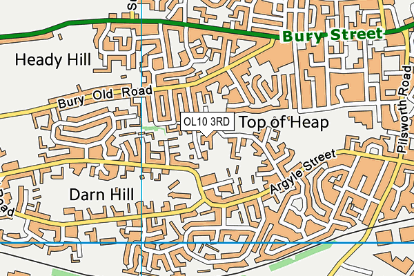 OL10 3RD map - OS VectorMap District (Ordnance Survey) OL10 3RD map - OS VectorMap District (Ordnance Survey)
