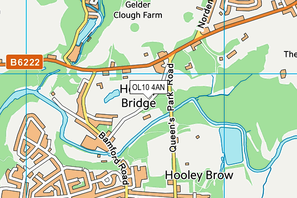 OL10 4AN map - OS VectorMap District (Ordnance Survey) OL10 4AN map - OS VectorMap District (Ordnance Survey)