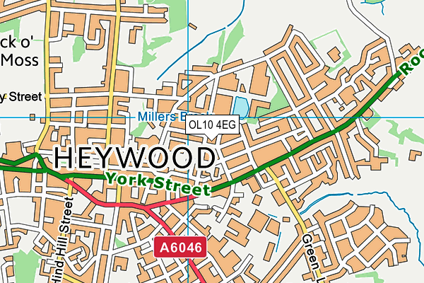 OL10 4EG map - OS VectorMap District (Ordnance Survey) OL10 4EG map - OS VectorMap District (Ordnance Survey)
