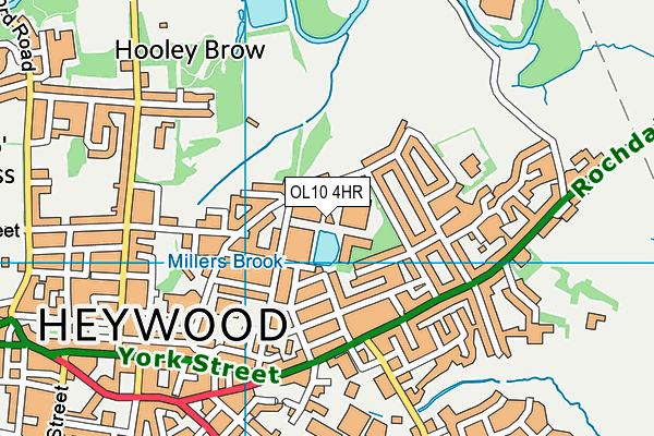 OL10 4HR map - OS VectorMap District (Ordnance Survey) OL10 4HR map - OS VectorMap District (Ordnance Survey)