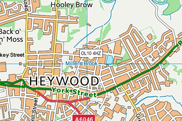 OL10 4HZ map - OS VectorMap District (Ordnance Survey) OL10 4HZ map - OS VectorMap District (Ordnance Survey)