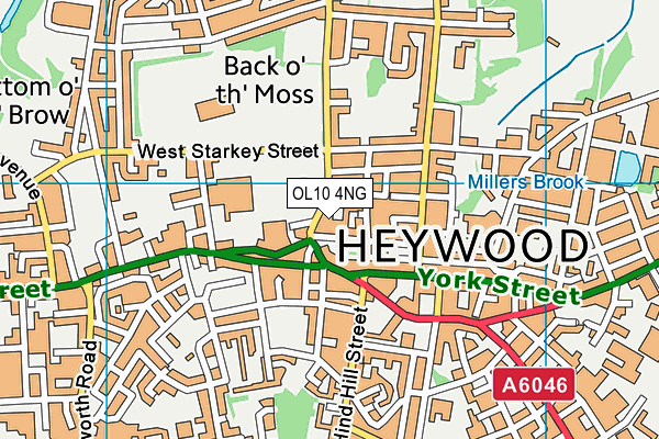 OL10 4NG map - OS VectorMap District (Ordnance Survey) OL10 4NG map - OS VectorMap District (Ordnance Survey)