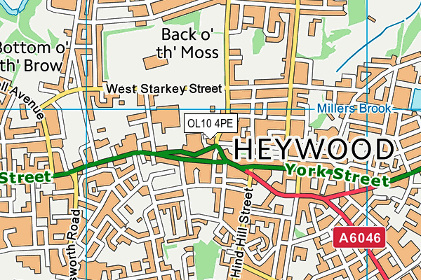 OL10 4PE map - OS VectorMap District (Ordnance Survey) OL10 4PE map - OS VectorMap District (Ordnance Survey)