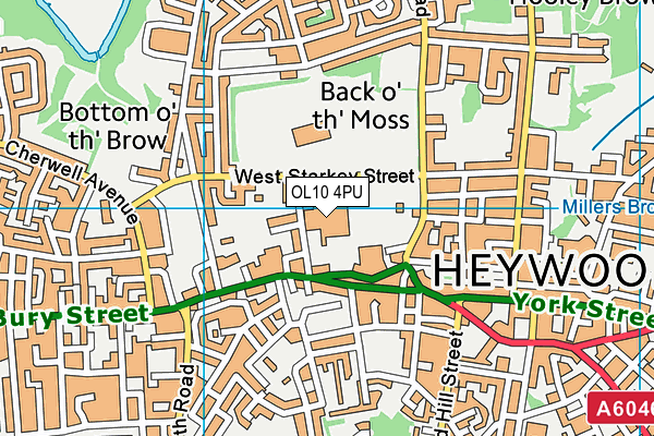 OL10 4PU map - OS VectorMap District (Ordnance Survey) OL10 4PU map - OS VectorMap District (Ordnance Survey)