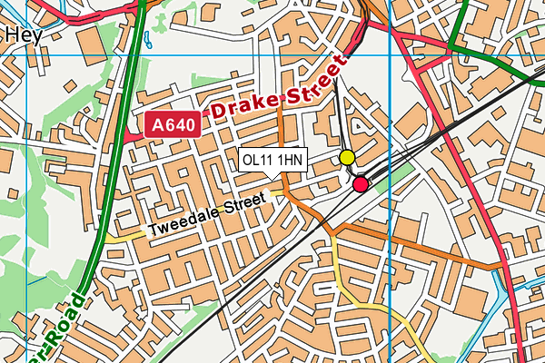 OL11 1HN map - OS VectorMap District (Ordnance Survey) OL11 1HN map - OS VectorMap District (Ordnance Survey)