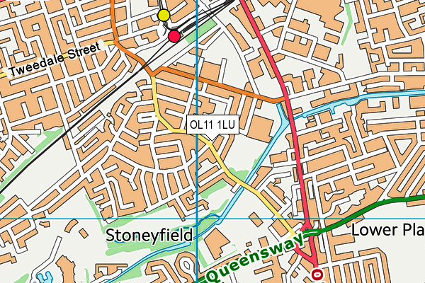 OL11 1LU map - OS VectorMap District (Ordnance Survey) OL11 1LU map - OS VectorMap District (Ordnance Survey)