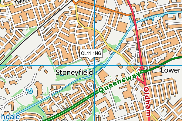 OL11 1NG map - OS VectorMap District (Ordnance Survey) OL11 1NG map - OS VectorMap District (Ordnance Survey)
