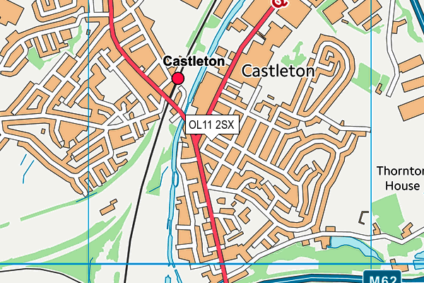 OL11 2SX map - OS VectorMap District (Ordnance Survey) OL11 2SX map - OS VectorMap District (Ordnance Survey)