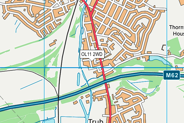 OL11 2WD map - OS VectorMap District (Ordnance Survey) OL11 2WD map - OS VectorMap District (Ordnance Survey)