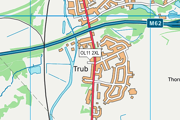 OL11 2XL map - OS VectorMap District (Ordnance Survey) OL11 2XL map - OS VectorMap District (Ordnance Survey)