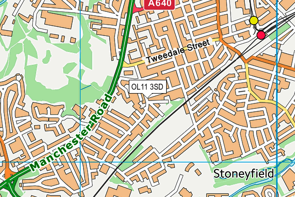 OL11 3SD map - OS VectorMap District (Ordnance Survey) OL11 3SD map - OS VectorMap District (Ordnance Survey)