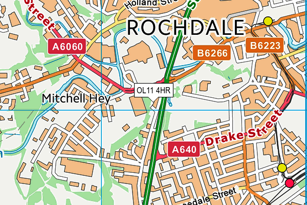 OL11 4HR map - OS VectorMap District (Ordnance Survey) OL11 4HR map - OS VectorMap District (Ordnance Survey)