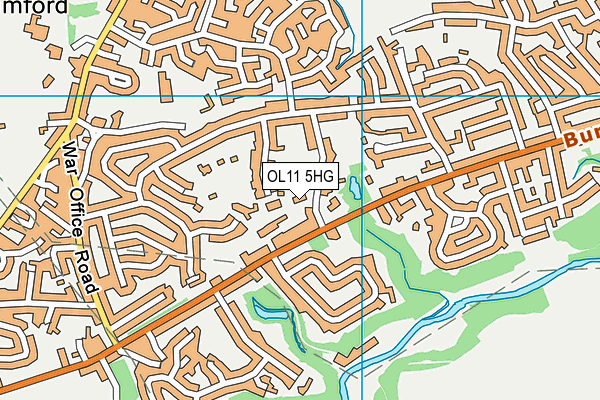 OL11 5HG map - OS VectorMap District (Ordnance Survey) OL11 5HG map - OS VectorMap District (Ordnance Survey)