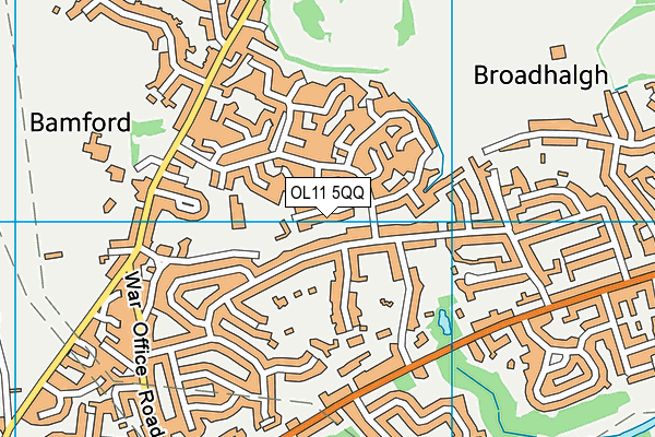 OL11 5QQ map - OS VectorMap District (Ordnance Survey) OL11 5QQ map - OS VectorMap District (Ordnance Survey)