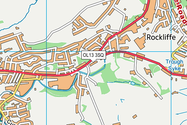 OL13 3SQ map - OS VectorMap District (Ordnance Survey) OL13 3SQ map - OS VectorMap District (Ordnance Survey)